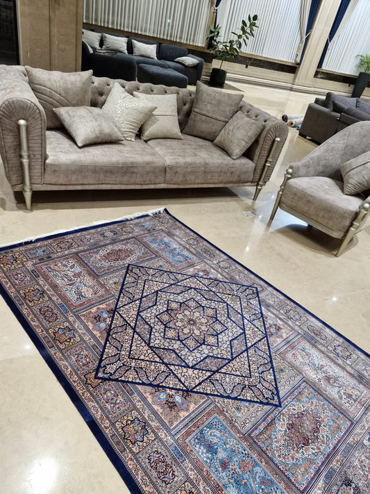 Geometric Mystery Modal Silk