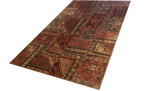 Red Oriental Patchwork
