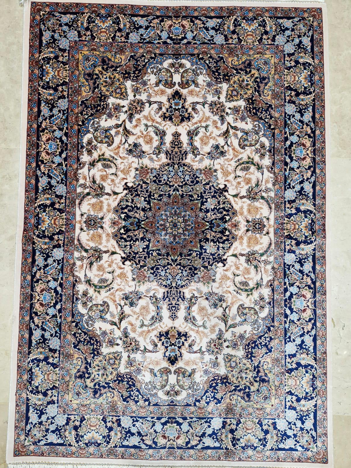 Magnificent Moonshine Medallion Modal Silk