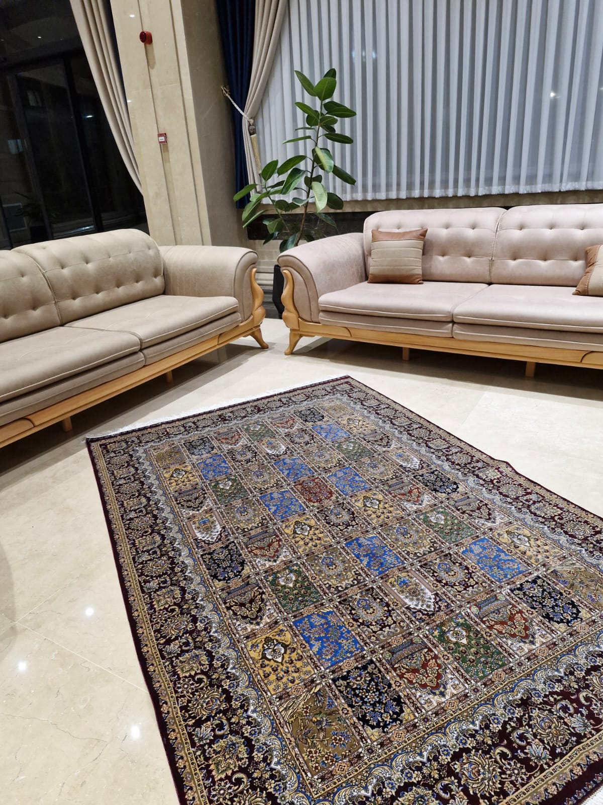 Sapphire Tapestry Modal Silk