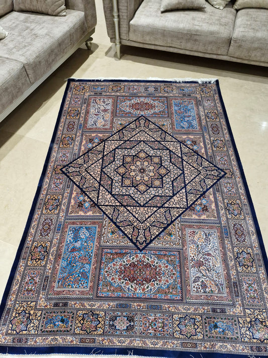 Geometric Mystery Modal Silk