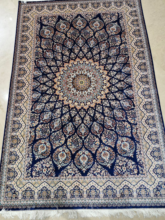 Sapphire Medallion Modal Silk