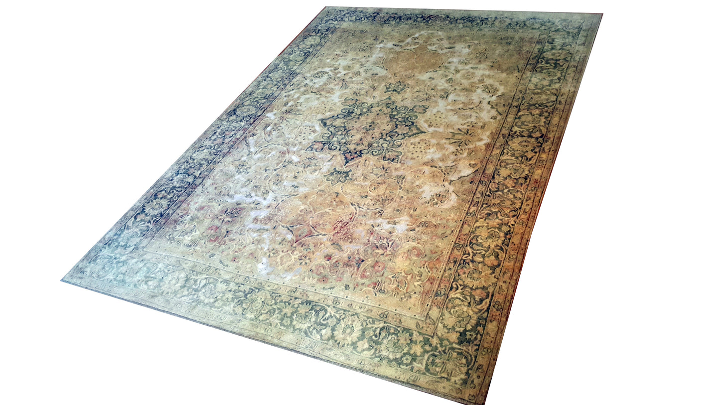 Vintage Overdyed Gold Medallion