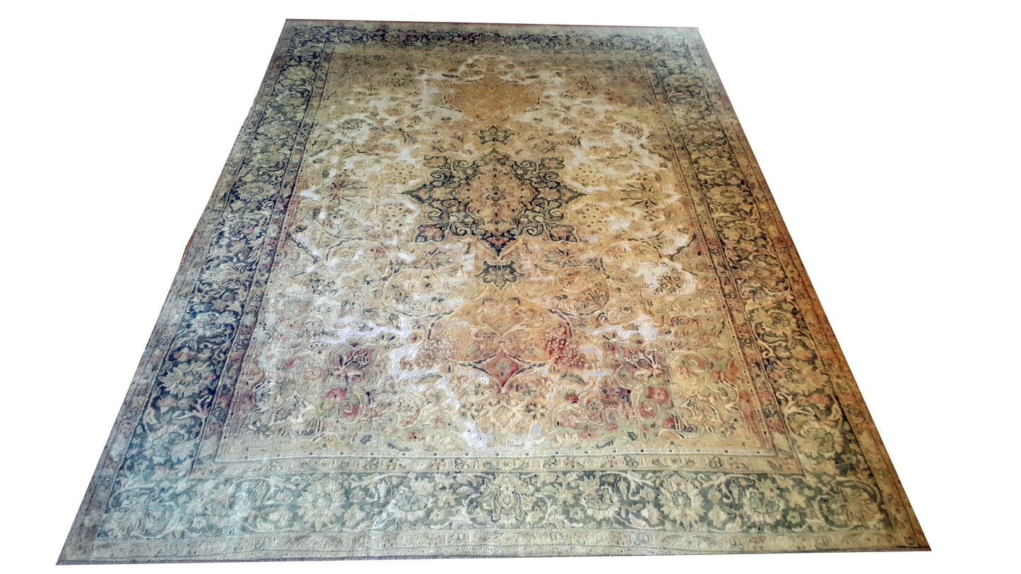 Vintage Overdyed Gold Medallion