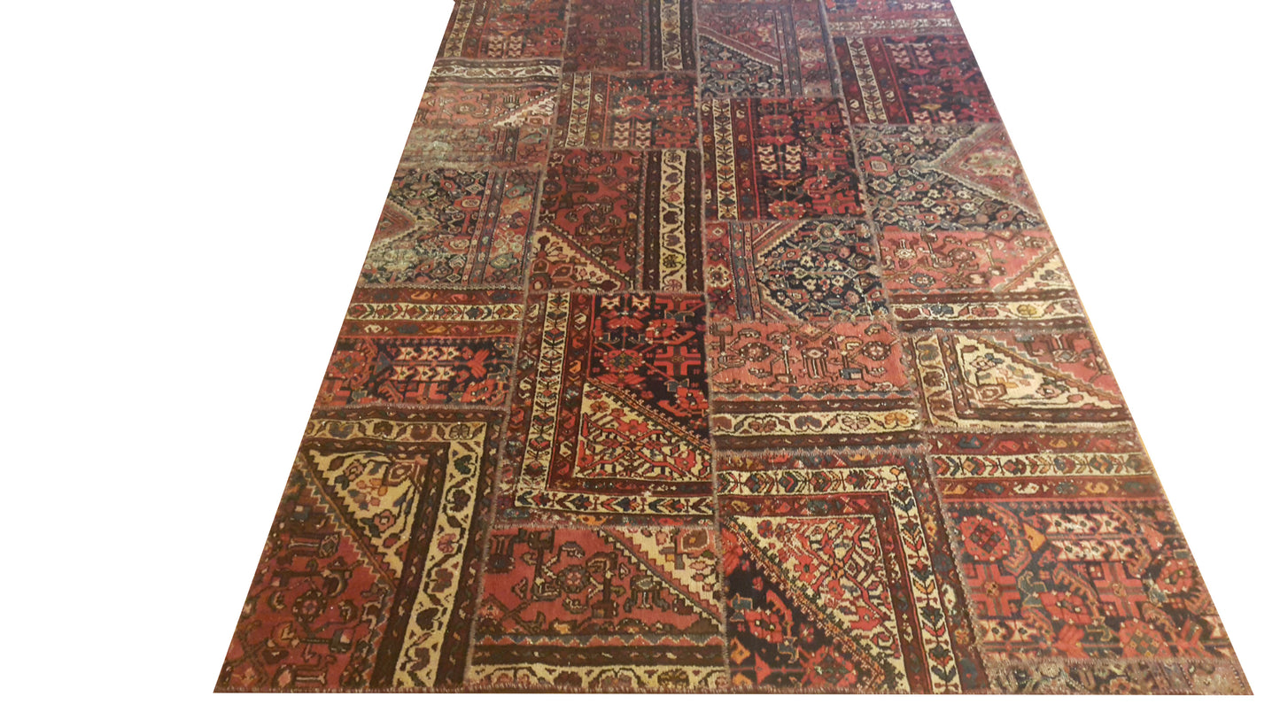 Red Oriental Patchwork